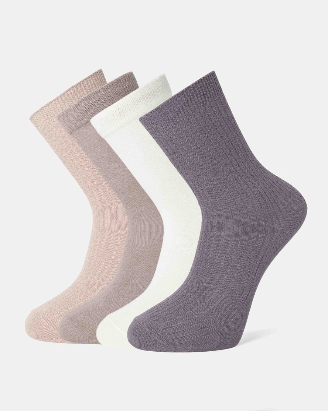 Sokker dame bomull 4-pack