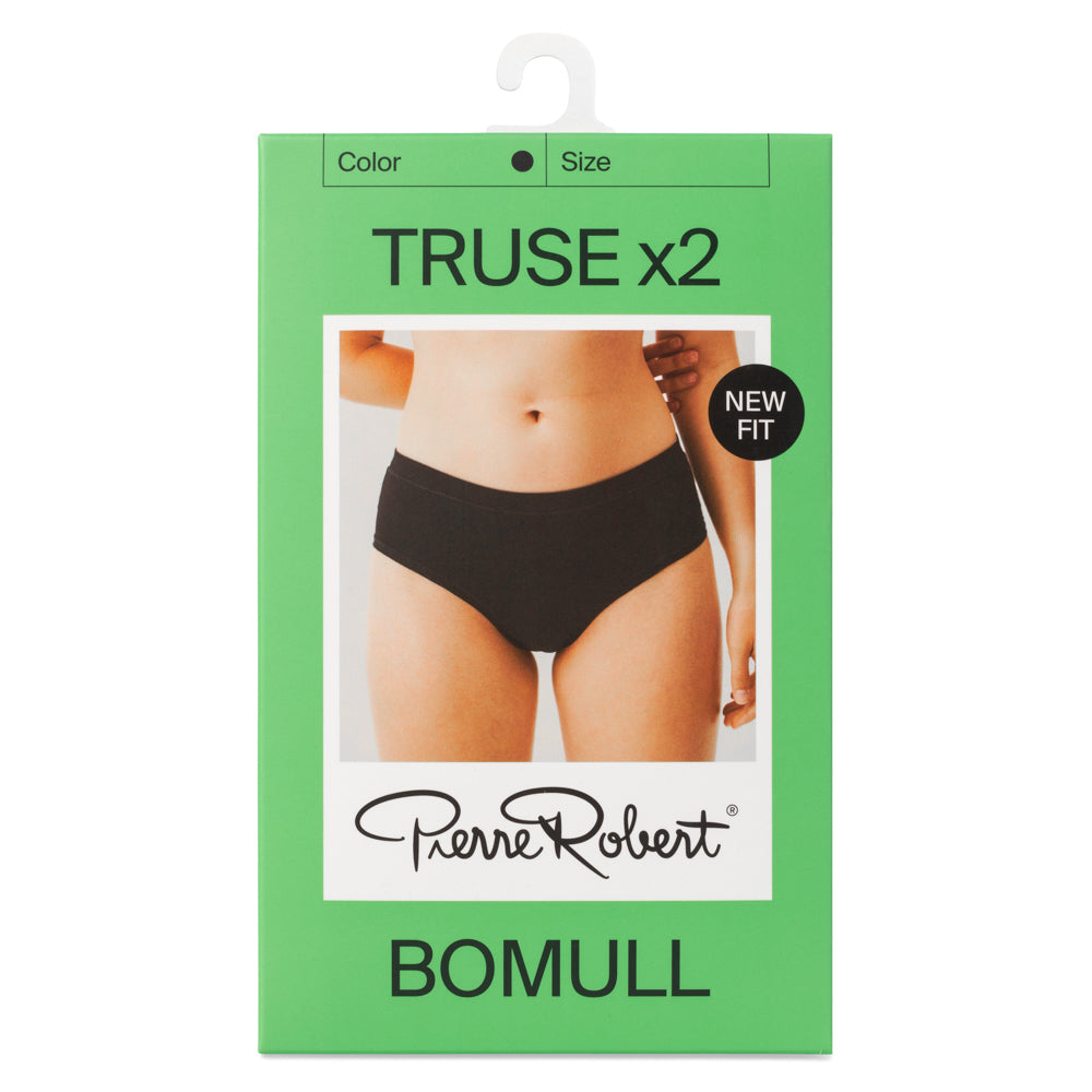 Brief truse dame bomull 2-pack