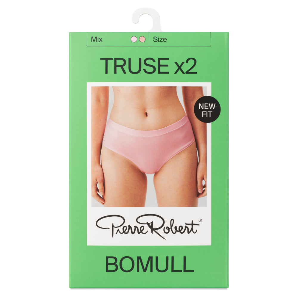 Brief truse dame bomull 2-pack
