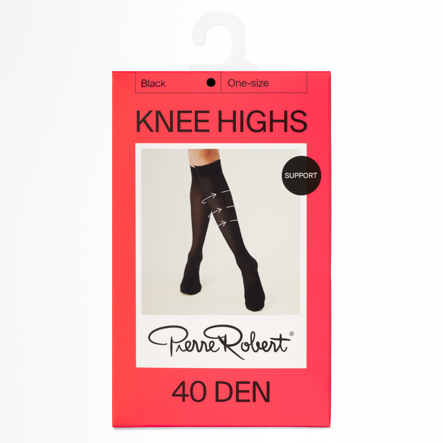 Knestrømper med lett støtte dame
