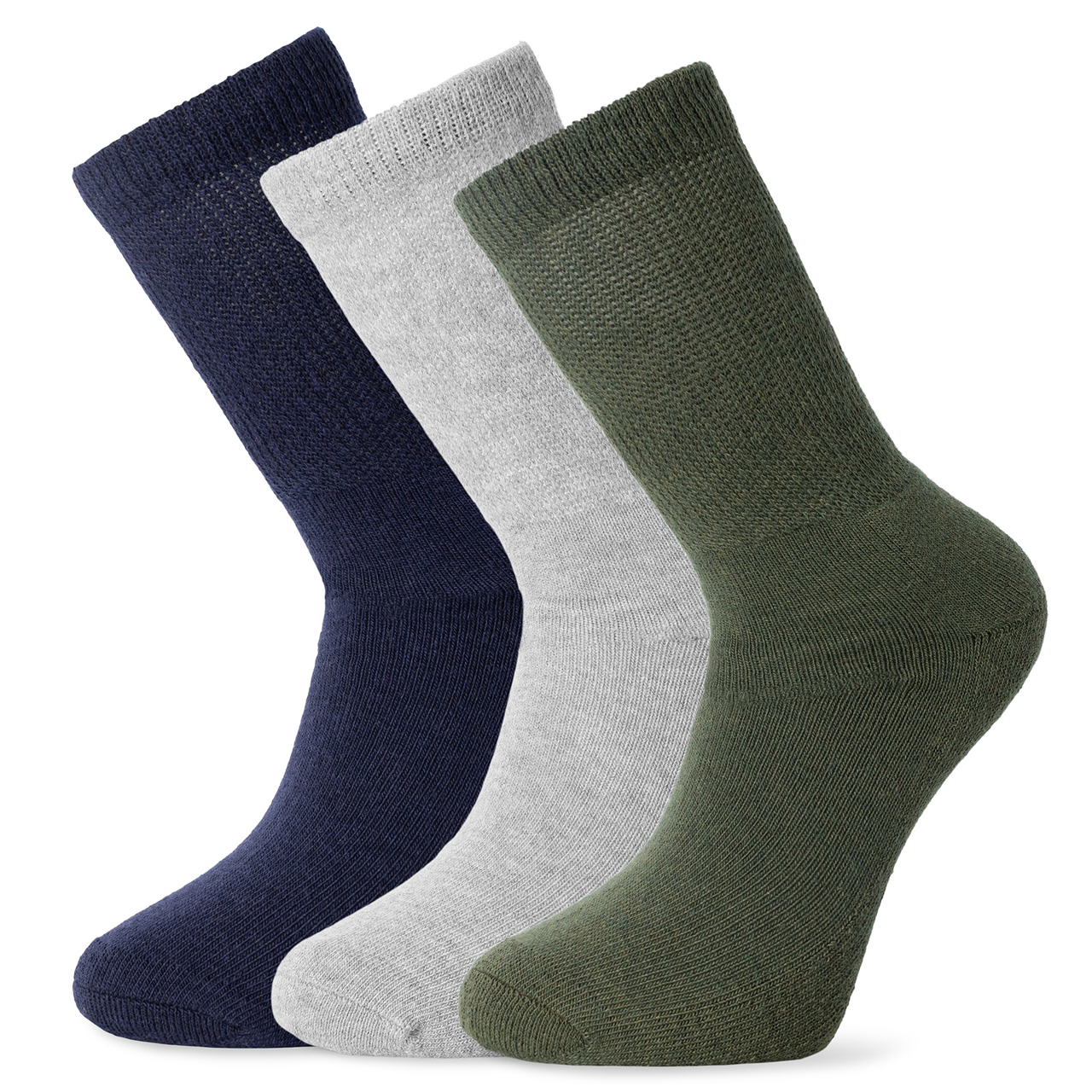 Tykke ullsokker herre  3-pack