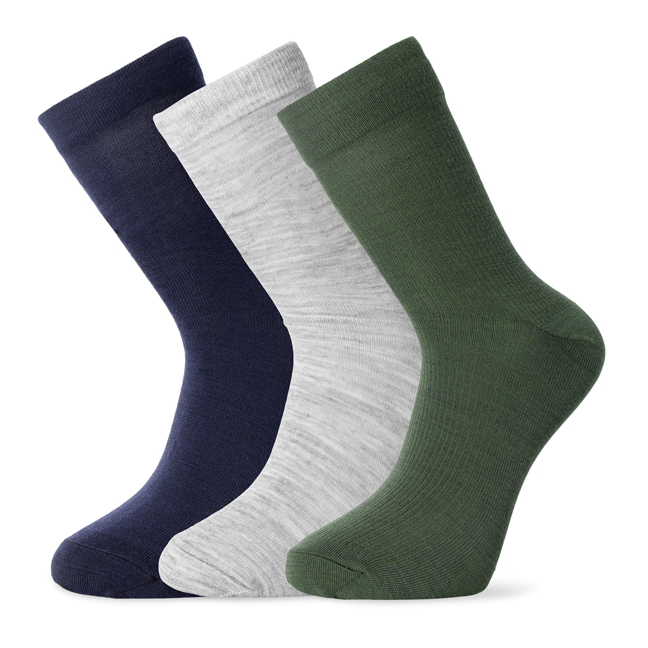 Tynne ullsokker herre  3-pack