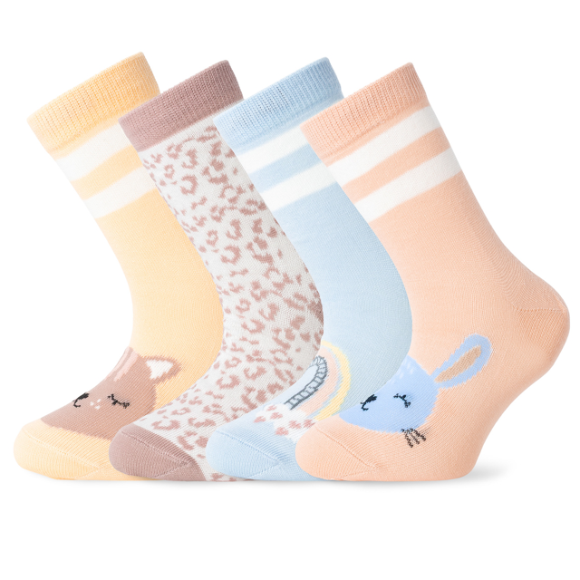 Basic Socks X4 KidsJr 25-36