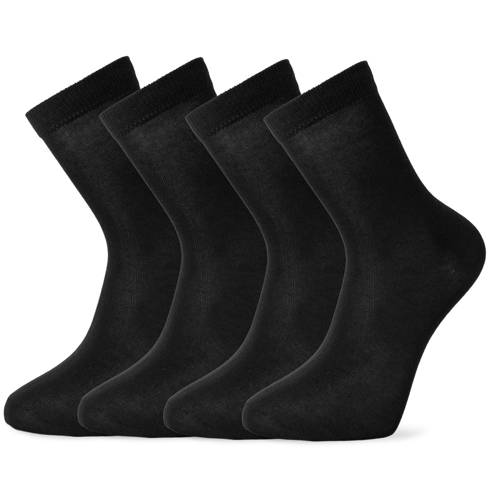 Sokker dame bomull 4-pack