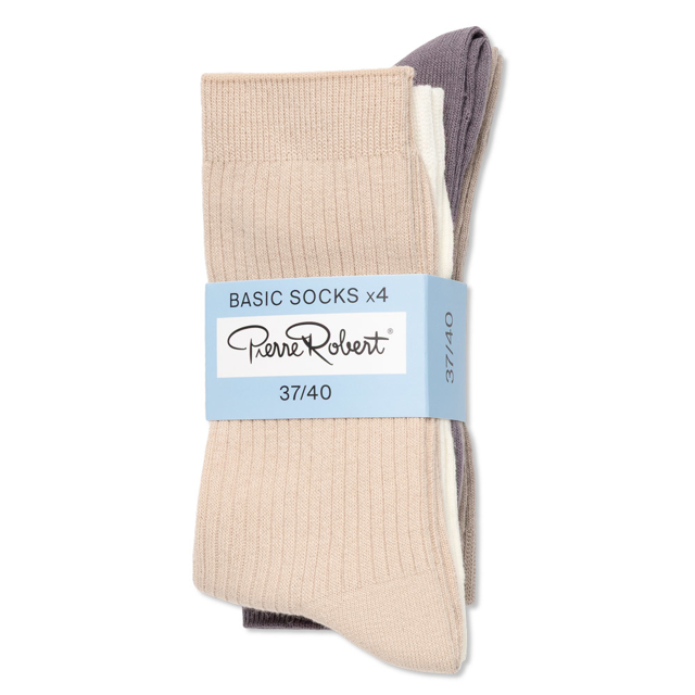 Sokker dame bomull 4-pack