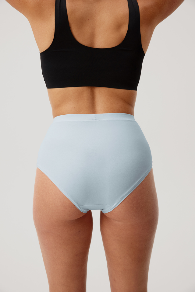 High waist truse dame bomull 2-pack