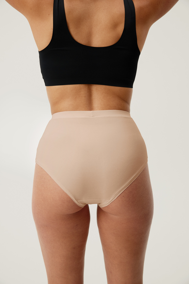 High waist truse dame bomull 2-pack