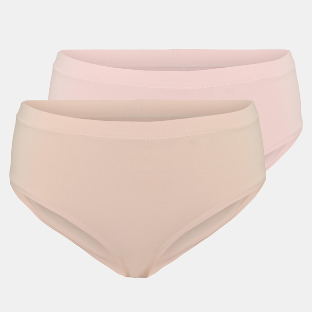 Brief truse dame bomull 2-pack