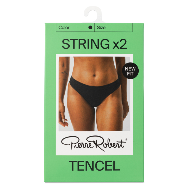 Stringtruse dame tencel 2-pack