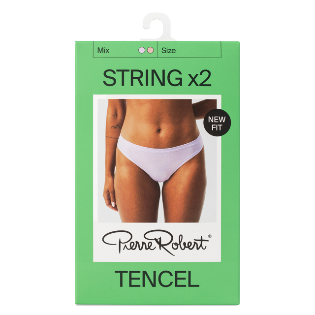 Stringtruse dame tencel 2-pack