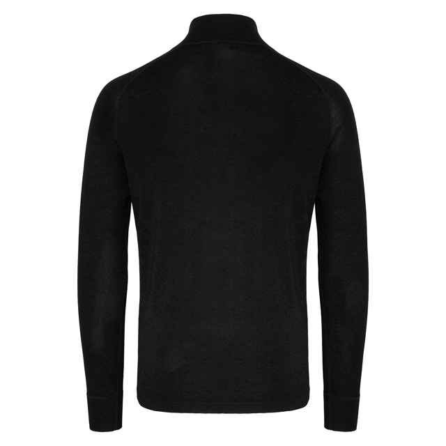 Ulltrøye med zip herre