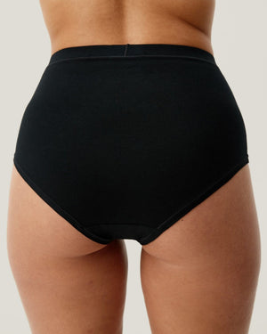 Pierre Robert High waist truse dame bomull black