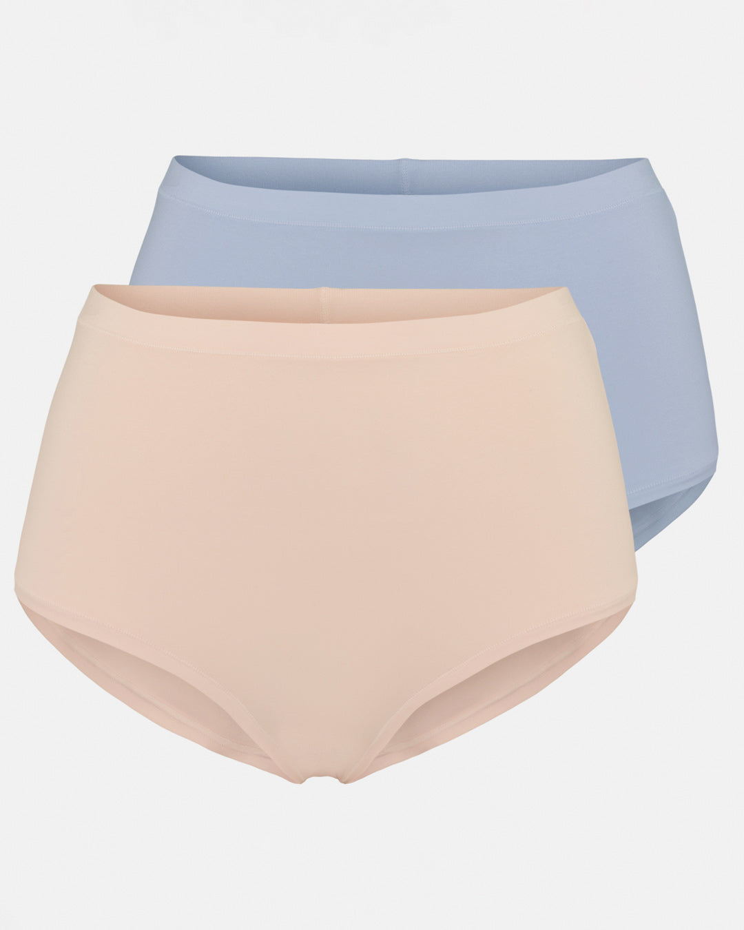 High waist truse dame bomull 2-pack