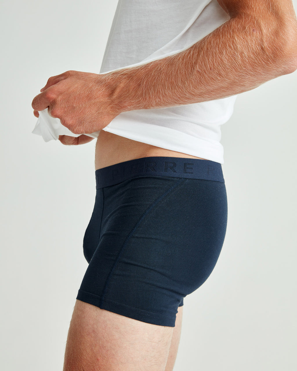 Pierre Robert Bomull boxer herre 3-pack3