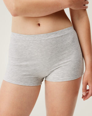 Pierre Robert Boxer Truse Dame Bomull grey melange